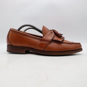 Allen Edmonds Enfield Men's 10.5 Brown Leather Dress Kiltie Tassel Loafers